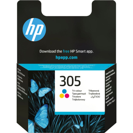HP 305 Tri-color Original Ink Cartridge 21289928