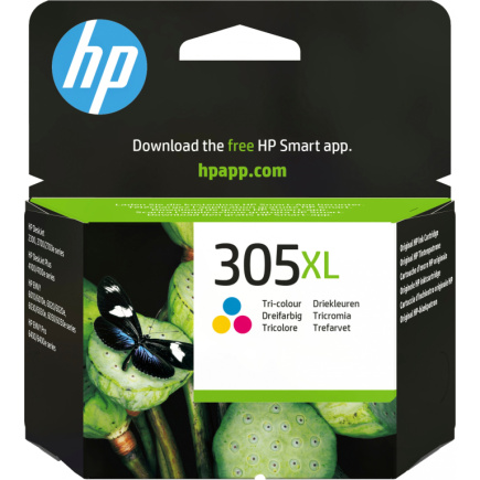 HP 305XL High Yield Tri-color Original Ink Cartridge 21289931