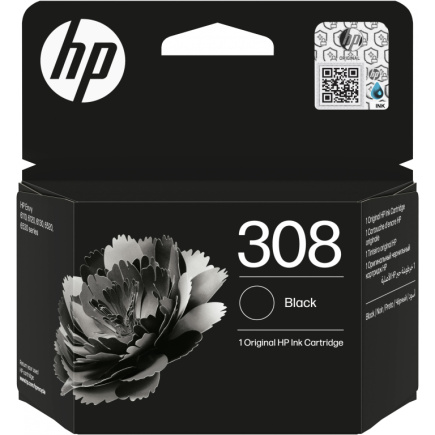 HP 308 Black Original Ink Cartridge 21289939