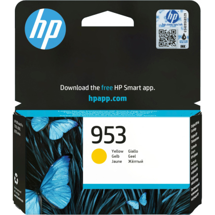 HP 953 original Ink cartridge F6U14AE BGX Yellow 700 Pages