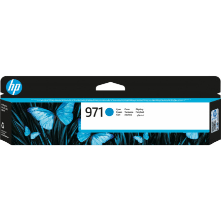 HP 971 Original Tinte cyan Standardkapazitt 2.500 Seiten 1er-Pack