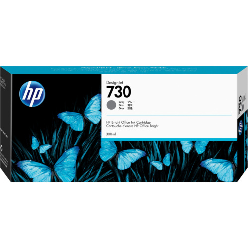HP 730 300 ml Tinte Grau