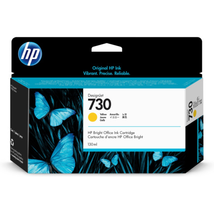 HP 730 130 ml Tinte Gelb