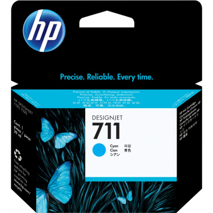 HP 711 Original Tinte cyan Standardkapazitt 29ml 1er-Pack
