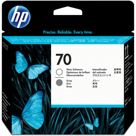 HP 70 original printhead C9410A grey and gloss enhancer