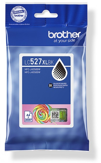 BROTHER LC527XLBK BLACK HIGH YIELD INK-CARTRIDGE 3000P