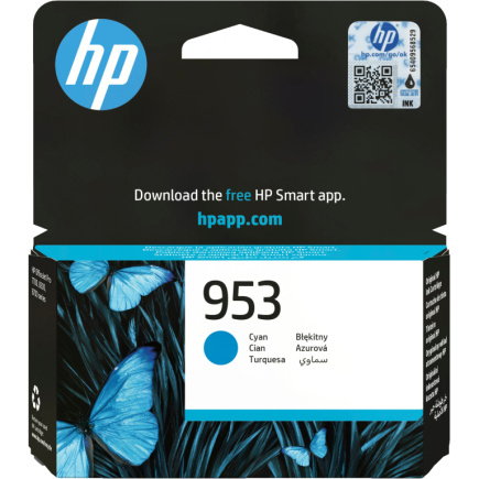HP 953 original Ink cartridge F6U12AE BGX Cyan 700 Pages