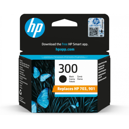 HP 300 original Ink cartridge CC640EE UUS Must standard capacity 4ml 200 pages 1-pack with Vivera Ink cartridge