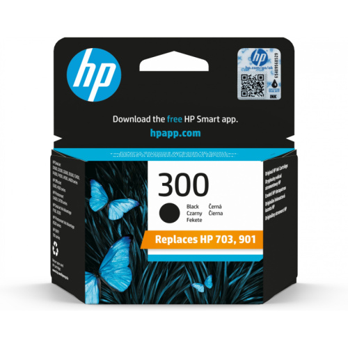 HP 300 original Ink cartridge CC640EE UUS Must standard capacity 4ml 200 pages 1-pack with Vivera Ink cartridge