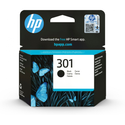 HP 301 original Ink cartridge CH561EE UUS Must standard capacity 3ml 190 pages 1-pack