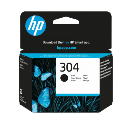 HP 304 Must Ink Cartridge, 120 pages, for HP DeskJet 2620,2630,2632,2633,3720,3730,3732,3735