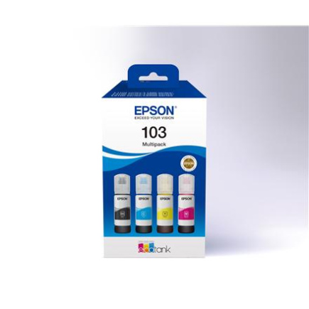 Epson 103 EcoTank | Ink Cartridge | Must, Cyan, Magenta, Yellow