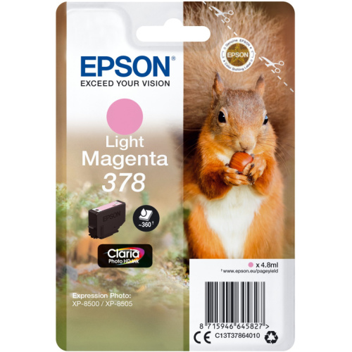 Epson Tinte 378 C13T37864010 Hellmagenta bis zu 360 Seiten