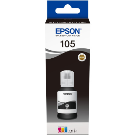 Epson Tinte 4LB 105 EcoTank Must ink bottle pigmented