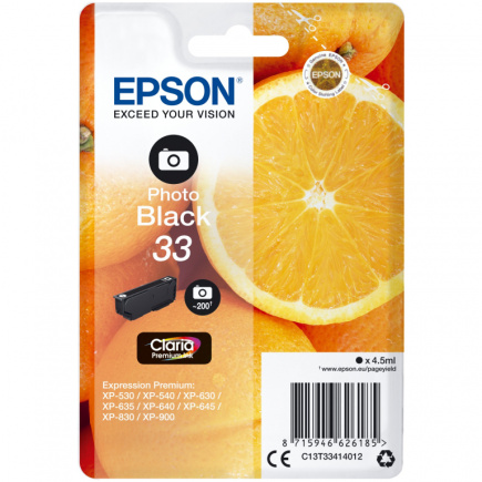 Epson 33 Photo Черный NEUE VERPACKUNG