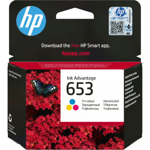 HP 653 Dreifarbig Tintenpatrone 5ml