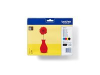 BROTHER LC-121 ink cartridge Черный and tri-colour 1-pack blister without alarm