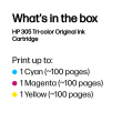 HP 305 Tri-Color Ink Cartridges, 100 pages, for HP DeskJet 2300, 2710, 2720, Plus 4100