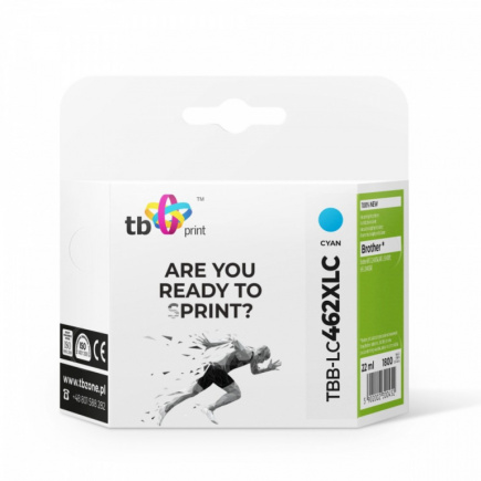 TB Print Ink for Brother MFC-J3540DW TBB-LC462XLC 100% new cyan