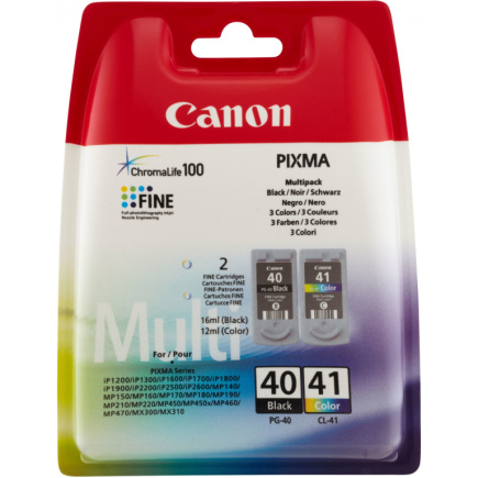 Canon Tinte PG-40/CL-41 0615B043 2er Multipack (BKMCY)