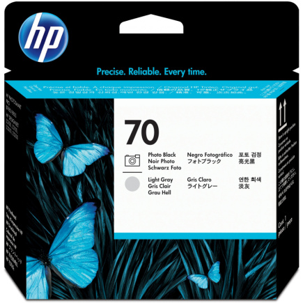 HP 70 original printhead C9470A Must and light grey standard capacity 1-pack