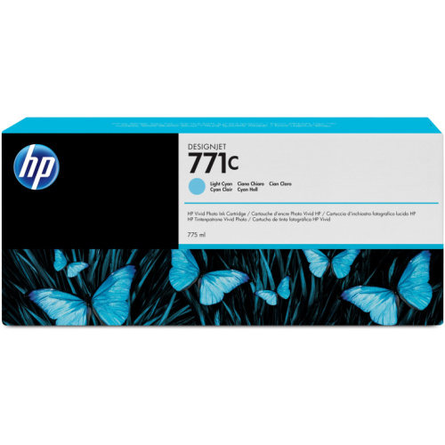 HP 771C Original Tinte hell cyan Standardkapazitt 775ml 1er-Pack