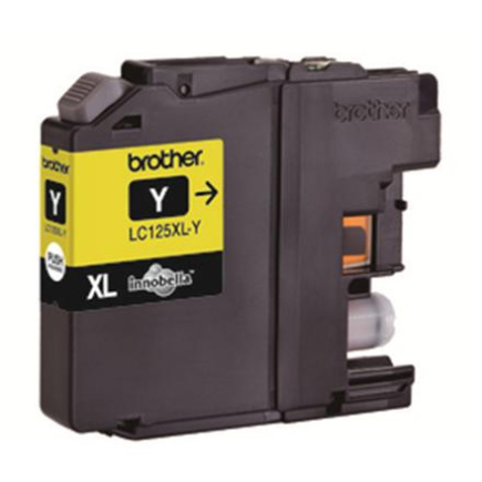 Brother LC125XLY | Ink Cartridge | Yellow Brother LC125XLY | Ink Cartridge | Yellow