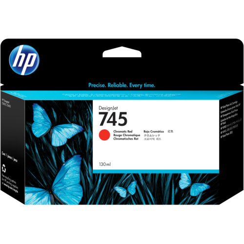HP 745 Tintenpatrone Chromatisch Rot 130 ml