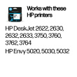 HP 304 Must Ink Cartridge, 120 pages, for HP DeskJet 2620,2630,2632,2633,3720,3730,3732,3735