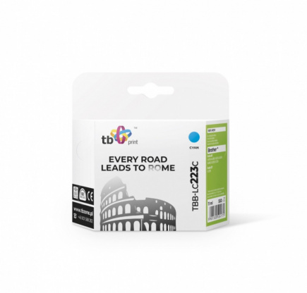 TB Print Ink for Brother LC223 TBB-LC223C CY