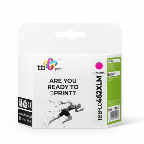 TB Print Ink for Brother MFC-J3540DW TBB-LC462XLM 100% new magenta
