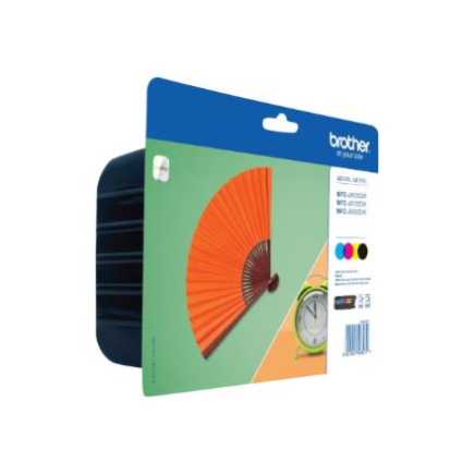 Brother LC129XLVALBP | Ink Cartridge | Must, Cyan, Magenta, Yellow