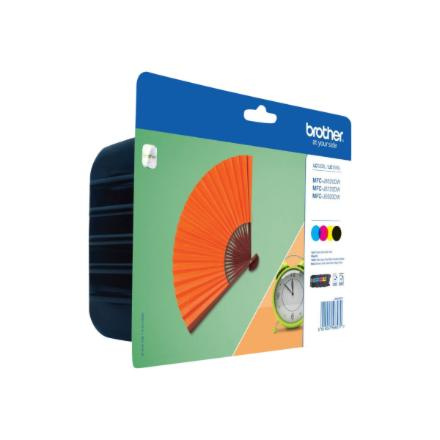 Brother LC129XLVALBP | Ink Cartridge | Must, Cyan, Magenta, Yellow