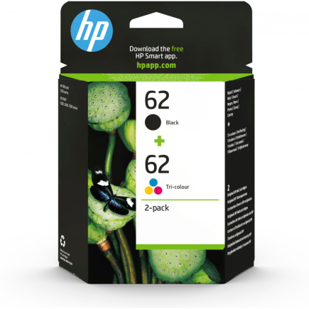HP Tinte 62 N9J71AE Schwarz & Color (Cyan/Magenta/Gelb)