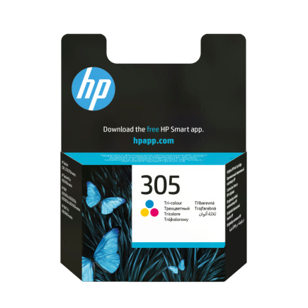 HP 305 Tri-Color Ink Cartridges, 100 pages, for HP DeskJet 2300, 2710, 2720, Plus 4100 (with plastic cover) HP 305 Tri-Color Ink Cartridges, 100 pages, for HP DeskJet 2300, 2710, 2720, Plus 4100 (with plastic cover)