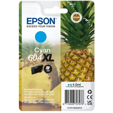 Epson Tinte 604XL C13T10H24010 Cyan bis zu 350 Seiten