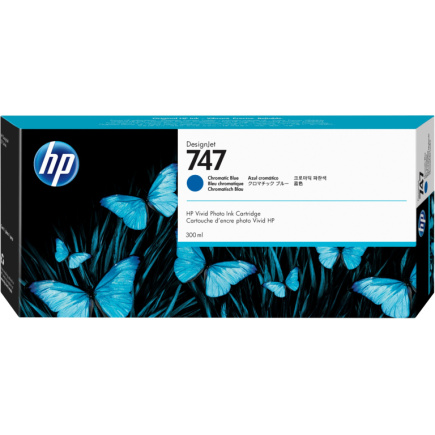 HP Tinte 746 P2V85A Blau Chrom