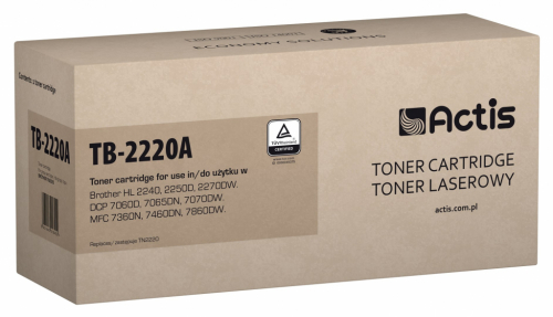 Actis TB-2220A Toner (replacement for Brother TN2220; Standard; 2600 pages; black)