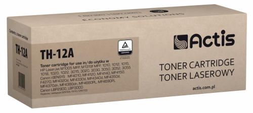 Actis TH-12A Toner (replacement for HP 12A Q2612A, Canon FX-10, Canon CRG-703; Standard; 2000 pages; black)