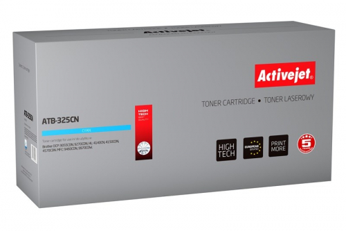 Activejet ATB-325CN Toner cartridge (replacement for Brother TN-325C; Supreme; 3500 pages; cyan)