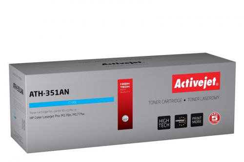 Activejet ATH-351AN Toner (replacement for HP 205A CF351A; Supreme; 1100 pages; cyan)