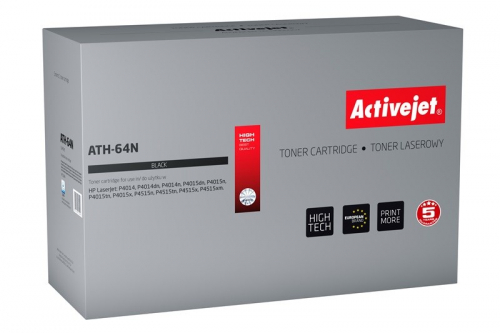 Activejet ATH-64N Toner (replacement for HP 64A CC364A; Supreme; 10000 pages; black)