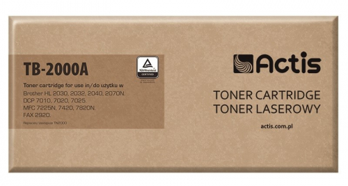 Actis TB-2000A Toner (replacement for Brother TN2000 / TN2005; Standard; 2500 pages; black)
