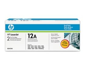 HP Inc. Toner LJ 1010 Black Dual Pack Q2612AD