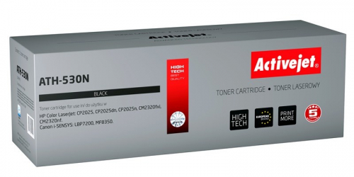 Activejet ATH-530N Toner (replacement for HP 304A CC530A, Canon CRG-718B; Supreme; 3800 pages; black)