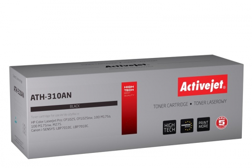 Activejet ATH-310AN Toner (replacement for Canon, HP 126A CRG-729B, CE310A; Premium; 1200 pages; black)