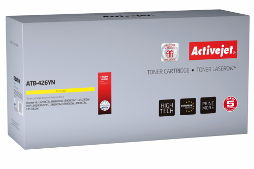 Activejet ATB-426YN toner (replacement for Brother TN-426Y; Supreme; 6500 pages; yellow)