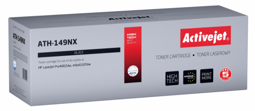 Activejet ATH-149NX Toner (replacement HP 149X W1490X; Supreme; 9500 pages; black)