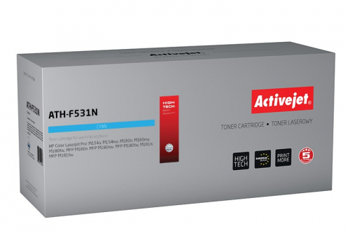 Activejet ATH-F531N toner (replacement for HP 205A CF531A; Supreme; 900 pages; cyan)