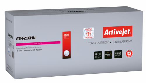 Activejet ATH-216MN toner cartridge for HP printers, Replacement HP 216A W2413A; Supreme; 850 pages; magenta, with chip